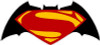 batman superman color logo