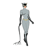 Catwoman Sticker Color