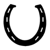 Horse Shoe car decal 868