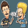 beavis and butthead mtv funny cartoon sticker 1