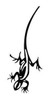 Tribal Lizzard Sticker