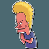 beavis and butthead mtv funny cartoon sticker 15