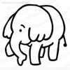 Elephant Vinyl Decal Sticker758