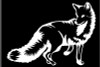 fox die cut decal