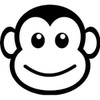 monkey face funny vinyl decal sticker 5
