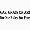 Ass Gas Grass Decal 15y