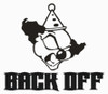 Back Off Car Decal 06