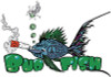 bud fish weed sticker
