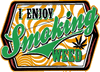 i enjoy smoking weed sticker 55