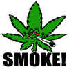 smoke da weed FUNNY CAR STICKER
