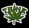 think weed sticker