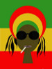 Rasta Rectangular Decal