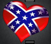 rebel heart shaped sticker 66