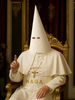 tRump is Pope KKK NOT VERY FUNNY sticker