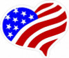 HEART USA FLAG STICKER
