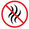 No Smoking Round Sticker 3