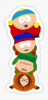 South Park Totempole Sticker