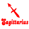 Sagittarius zodiac decal 172A