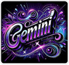 Gemini Color Zodiac Sticker