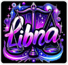 Libra Color Zodiac Sticker