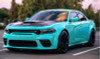 DODGE CHARGER TEAL car pic sticker