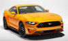 FORD MUSTANG ORANGE car pic sticker
