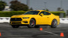 FORD MUSTANG YELLOW car pic sticker