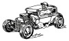 HOT ROD RACING STICKER 4