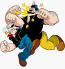 POPEYE FIGHT BRUTIS STICKER