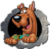 Scooby Doo In Hole Stricker