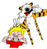Calvin and Hobbes Color Diecut Decal 4