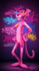 PINK PANTHER CARTOON AI ART STICKERS 12