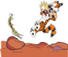 Calvin and Hobbes Rectangular Color Stickers 08