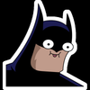 batman derp- meme cartoon sticker