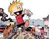 Calvin and Hobbes Rectangular Color Stickers 17