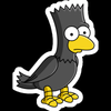 bart SImpson crow