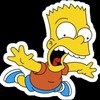 bart simpson falls