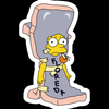 lisa floreda simpsons sticker