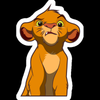 simba not understand lion king weatherproof sticker