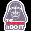 star wars darkside made do cartoon sticker