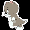 furious topsy cartoon sticker