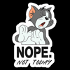 tom and jerry not today tom cartoon sticker