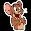 tom jerry happy mouse cartoon sticker
