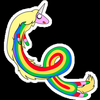 unicorn rainbow LGBTQ sticker