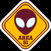 area 51 sign weatherproof vinyl sticker