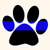 Thin Blue Line K9 Logo Decal