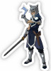 Sokka Avatar cartoon sticker
