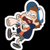 Gravity Falls Cartoon Sticker 41