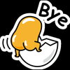 GUDETAMA Cartoon Sticker 11