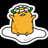 GUDETAMA Cartoon Sticker 21